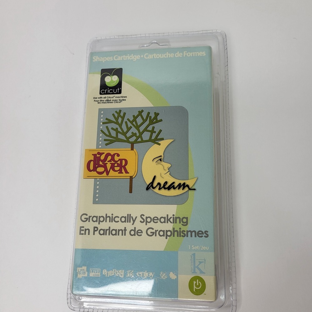 NEW CRICUT GRAPHICALLY SPEAKING CARTRIDGE FACTORY SEALED Crafts‎